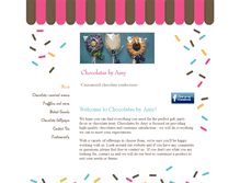 Tablet Screenshot of chocolatesbyamy.com